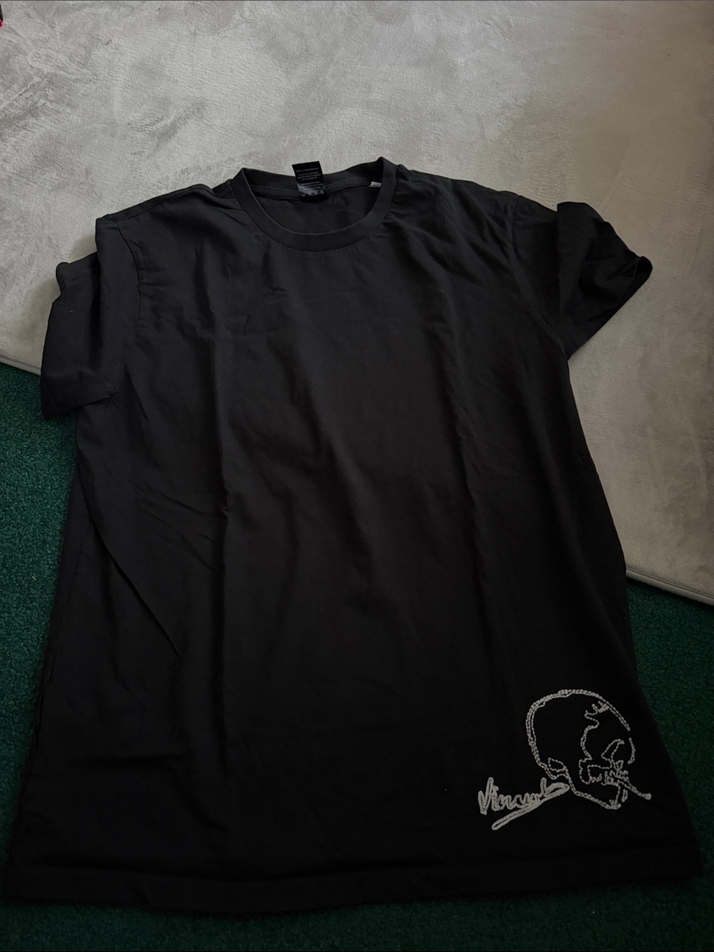 Black Vincent Van Gogh Museum Men's Graphic Crew Neck T-Shirt